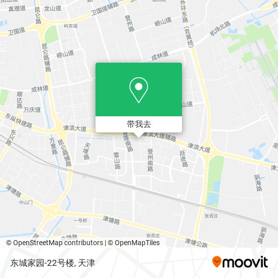 东城家园-22号楼地图