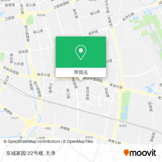 东城家园-22号楼地图