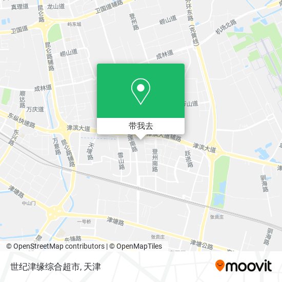 世纪津缘综合超市地图