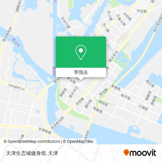 天津生态城健身馆地图