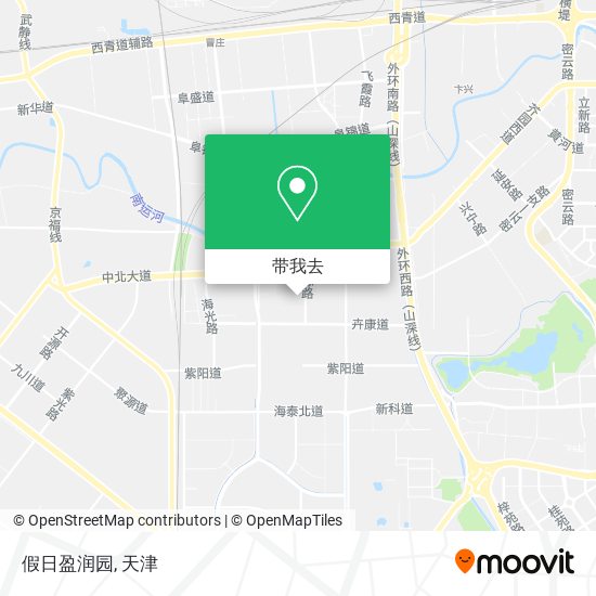 假日盈润园地图