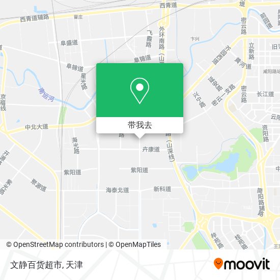 文静百货超市地图