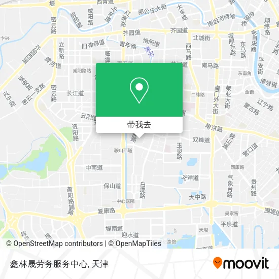 鑫林晟劳务服务中心地图