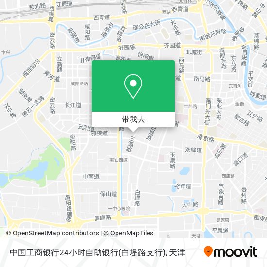 中国工商银行24小时自助银行(白堤路支行)地图