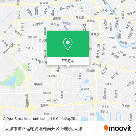 天津市道路运输管理处南开区管理所地图