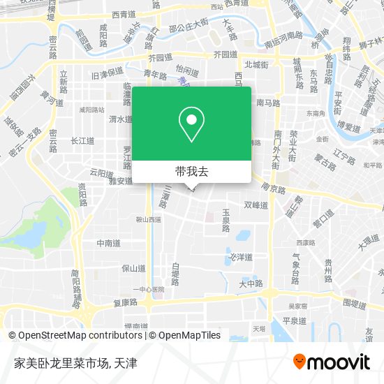 家美卧龙里菜市场地图