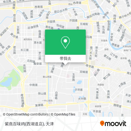 紫燕百味鸡(西湖道店)地图
