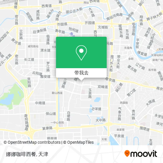 娜娜咖啡西餐地图