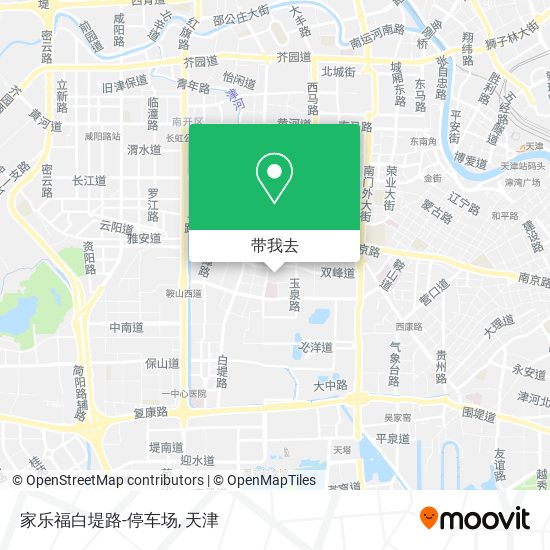 家乐福白堤路-停车场地图