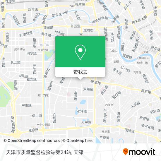 天津市质量监督检验站第24站地图
