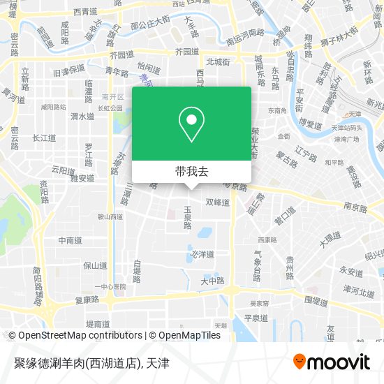 聚缘德涮羊肉(西湖道店)地图