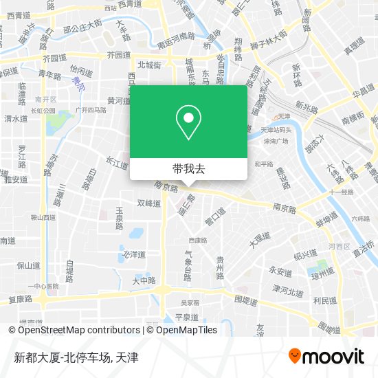 新都大厦-北停车场地图