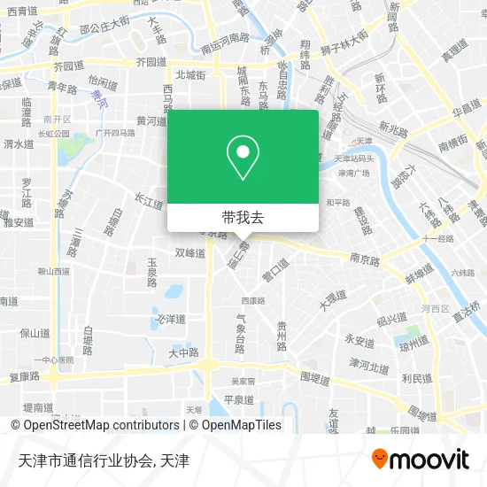 天津市通信行业协会地图