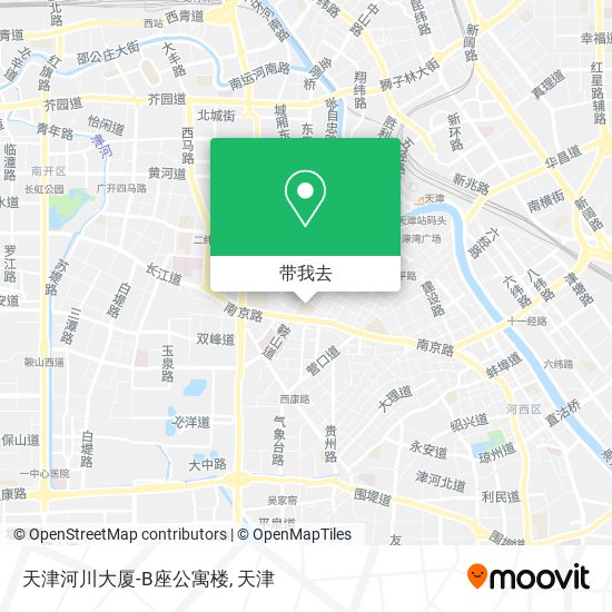 天津河川大厦-B座公寓楼地图