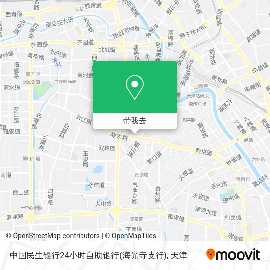 中国民生银行24小时自助银行(海光寺支行)地图