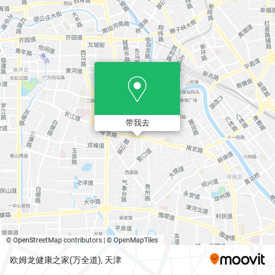 欧姆龙健康之家(万全道)地图