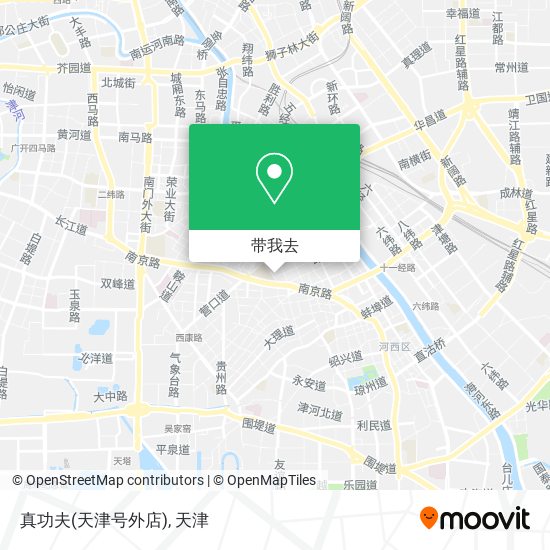 真功夫(天津号外店)地图