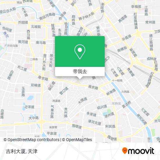 吉利大厦地图
