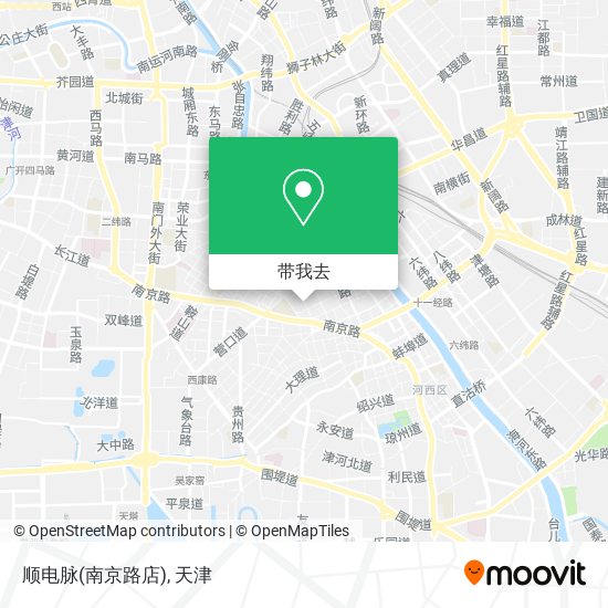 顺电脉(南京路店)地图