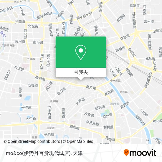 mo&co(伊势丹百货现代城店)地图