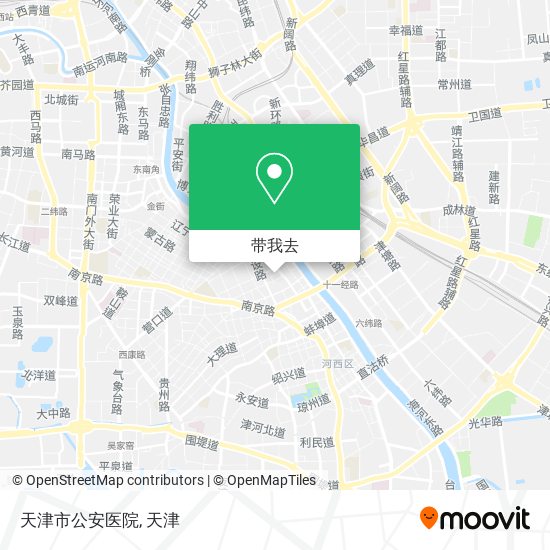 天津市公安医院地图