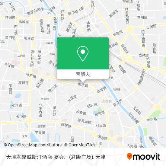 天津君隆威斯汀酒店-宴会厅(君隆广场)地图