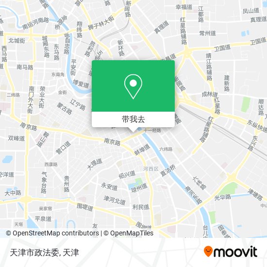 天津市政法委地图