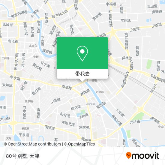 80号别墅地图