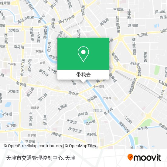天津市交通管理控制中心地图