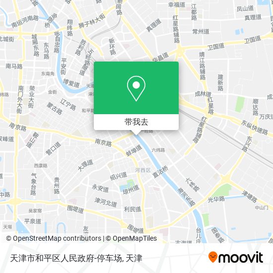 天津市和平区人民政府-停车场地图
