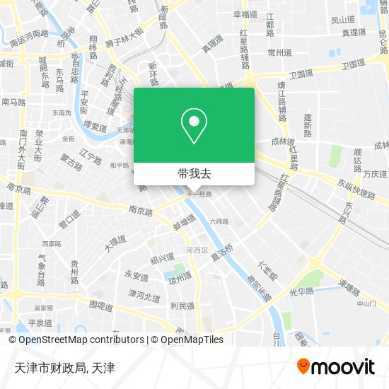 天津市财政局地图