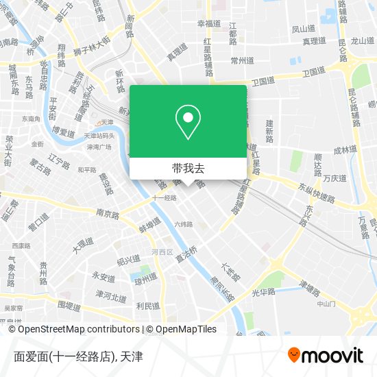面爱面(十一经路店)地图