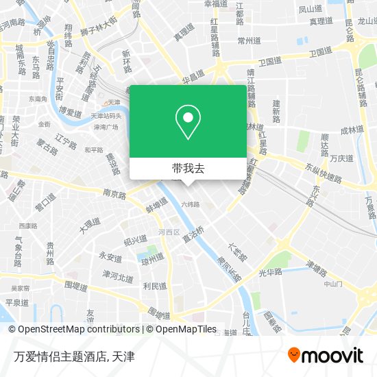 万爱情侣主题酒店地图