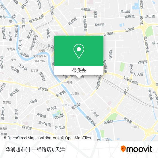 华润超市(十一经路店)地图