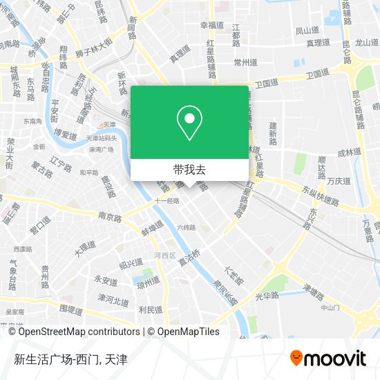 新生活广场-西门地图