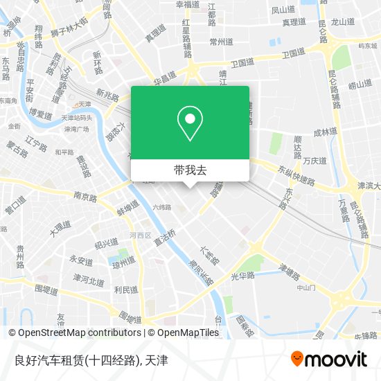 良好汽车租赁(十四经路)地图