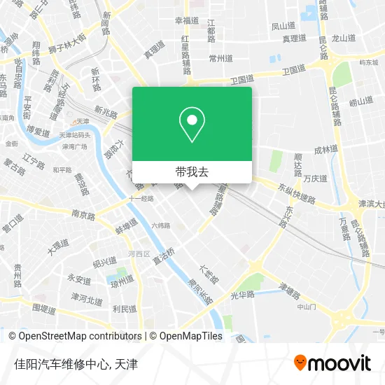 佳阳汽车维修中心地图