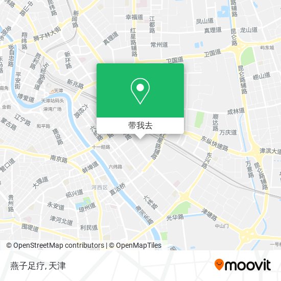 燕子足疗地图