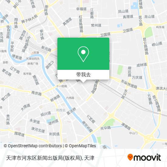 天津市河东区新闻出版局(版权局)地图