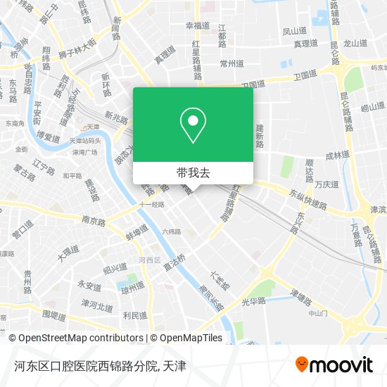 河东区口腔医院西锦路分院地图