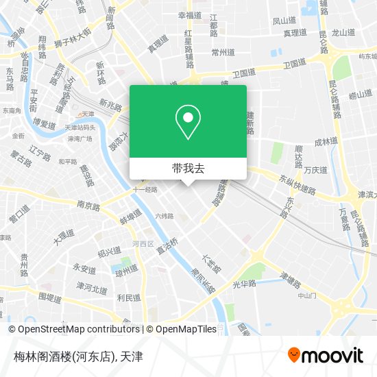 梅林阁酒楼(河东店)地图