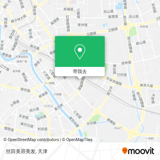 丝田美容美发地图