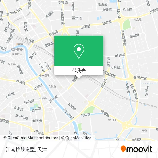 江南护肤造型地图