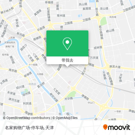 名家购物广场-停车场地图