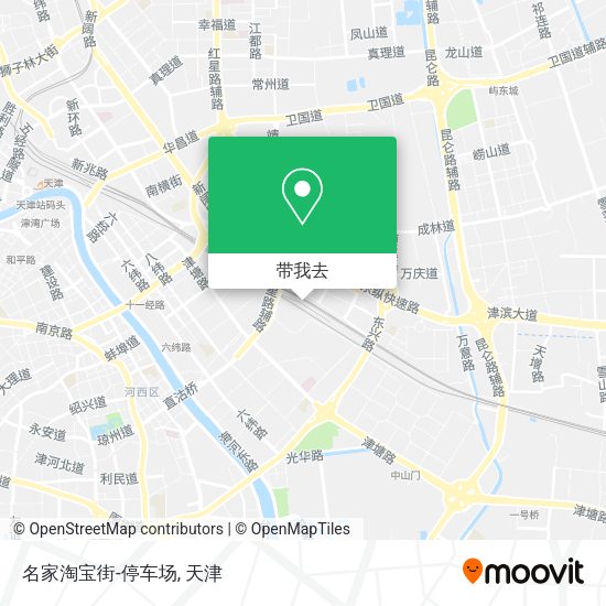 名家淘宝街-停车场地图