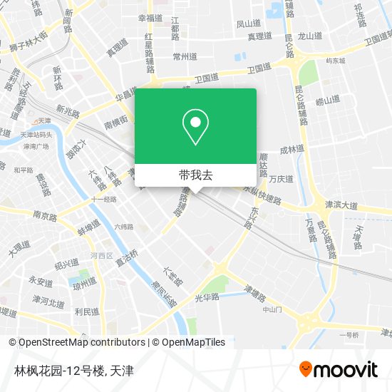 林枫花园-12号楼地图