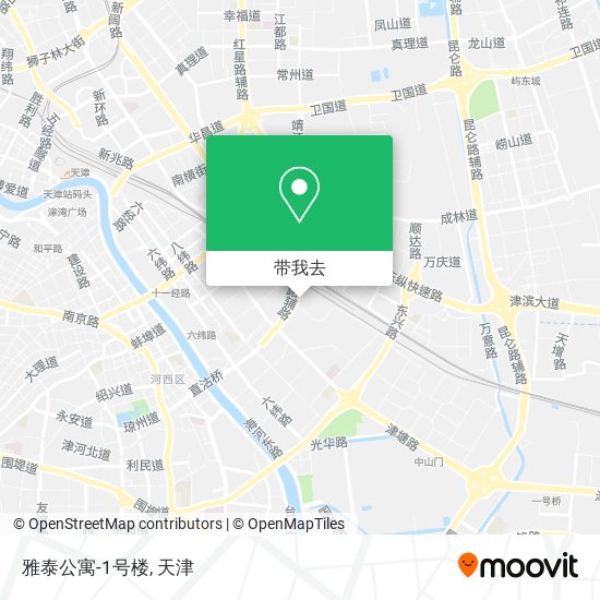 雅泰公寓-1号楼地图