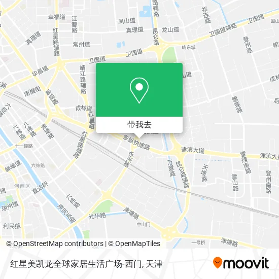 红星美凯龙全球家居生活广场-西门地图