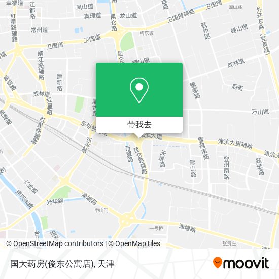 国大药房(俊东公寓店)地图