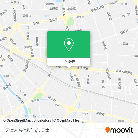 天津河东仁和门诊地图